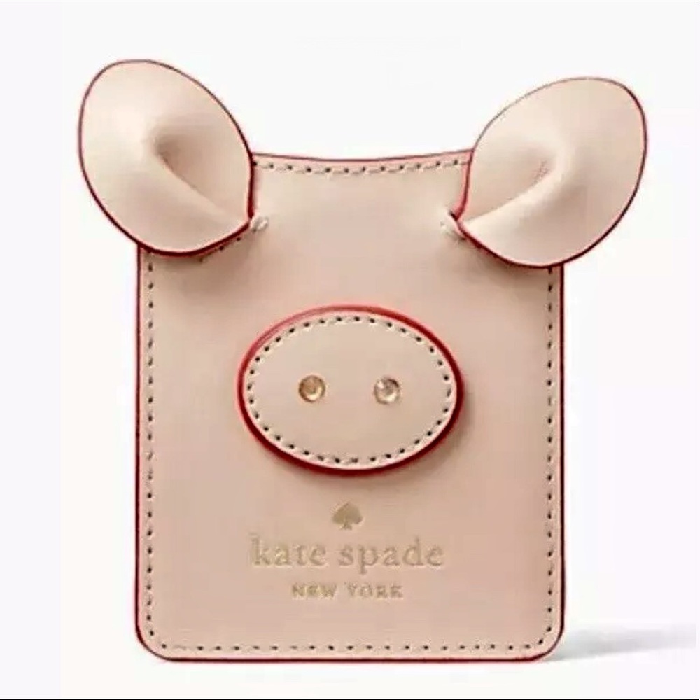 Kate Spade Sticker Phone Pocket “Year of the Pig” - Picture 3 of 4